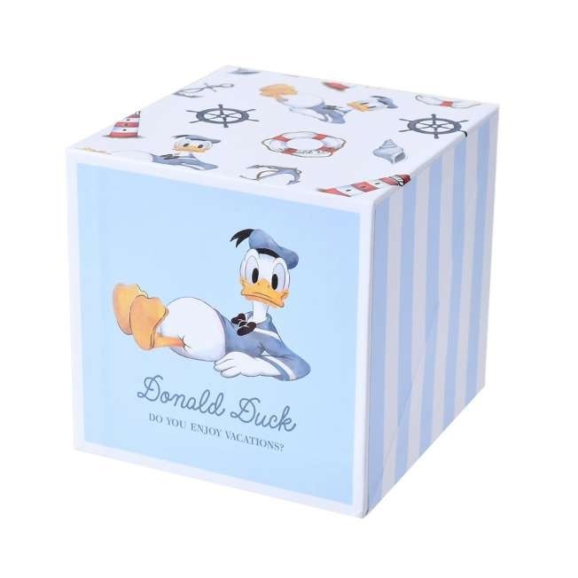 Japan Tokyo Disney Store Donald Sticky Notes & Memo Pad with Pen Stand Summer