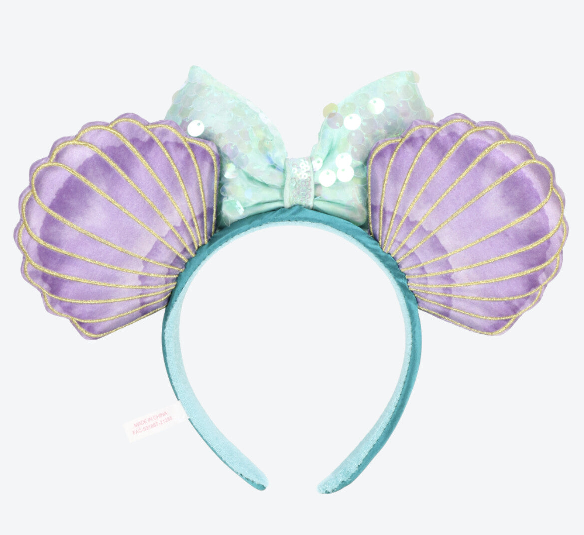 Japan Tokyo Disney Resort Store Ears HeadBand Hat The Little Mermaid Ariel
