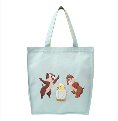 '+Japan Tokyo Disney Store Spring Easter Chick Chip & Dale 2022 New! tote bag