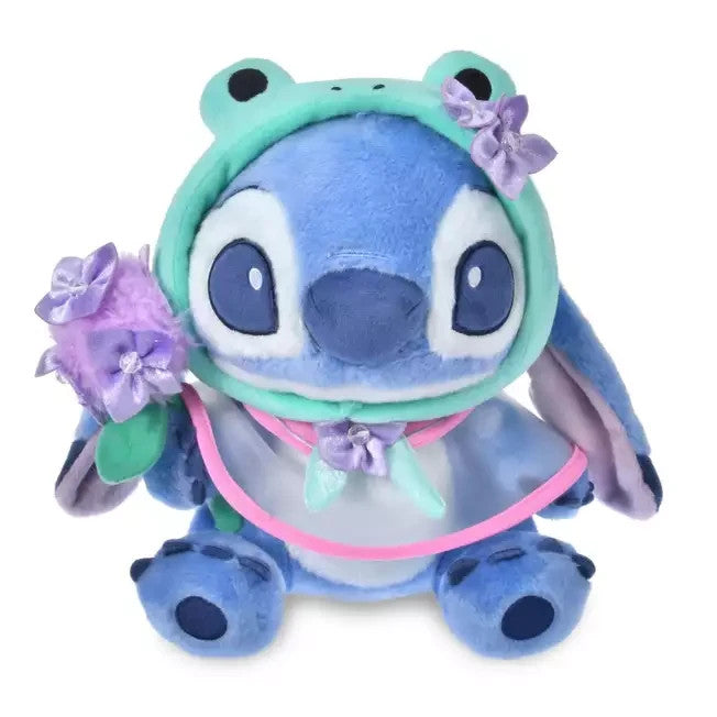 Japan Tokyo Disney Store Stitch Plush Toy ENJOY RAIN