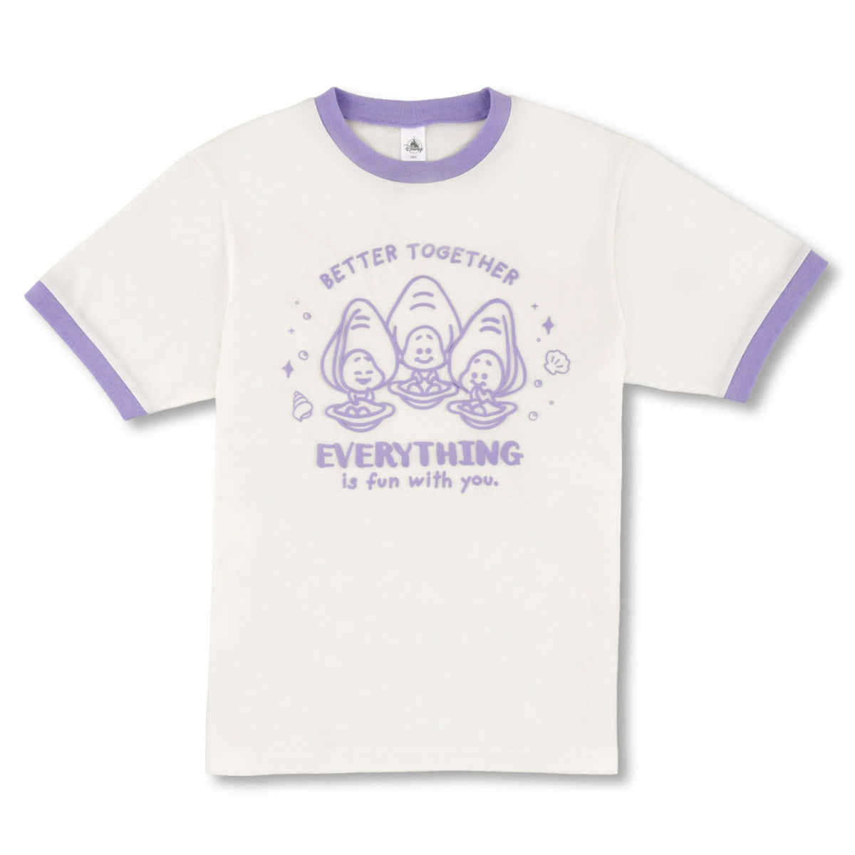 Japan Tokyo Disney Store Young OYSTERS  T-Shirt Ringer White BABY 2026 Alice