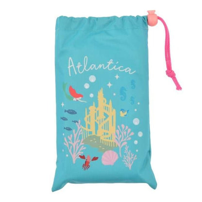 Japan Tokyo Disney Store Little Mermaid Picnic Sheet S Pouch Map Compact