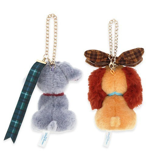 Japan Tokyo Disney Resort Lady and the Tramp Plush Toy Charm Set