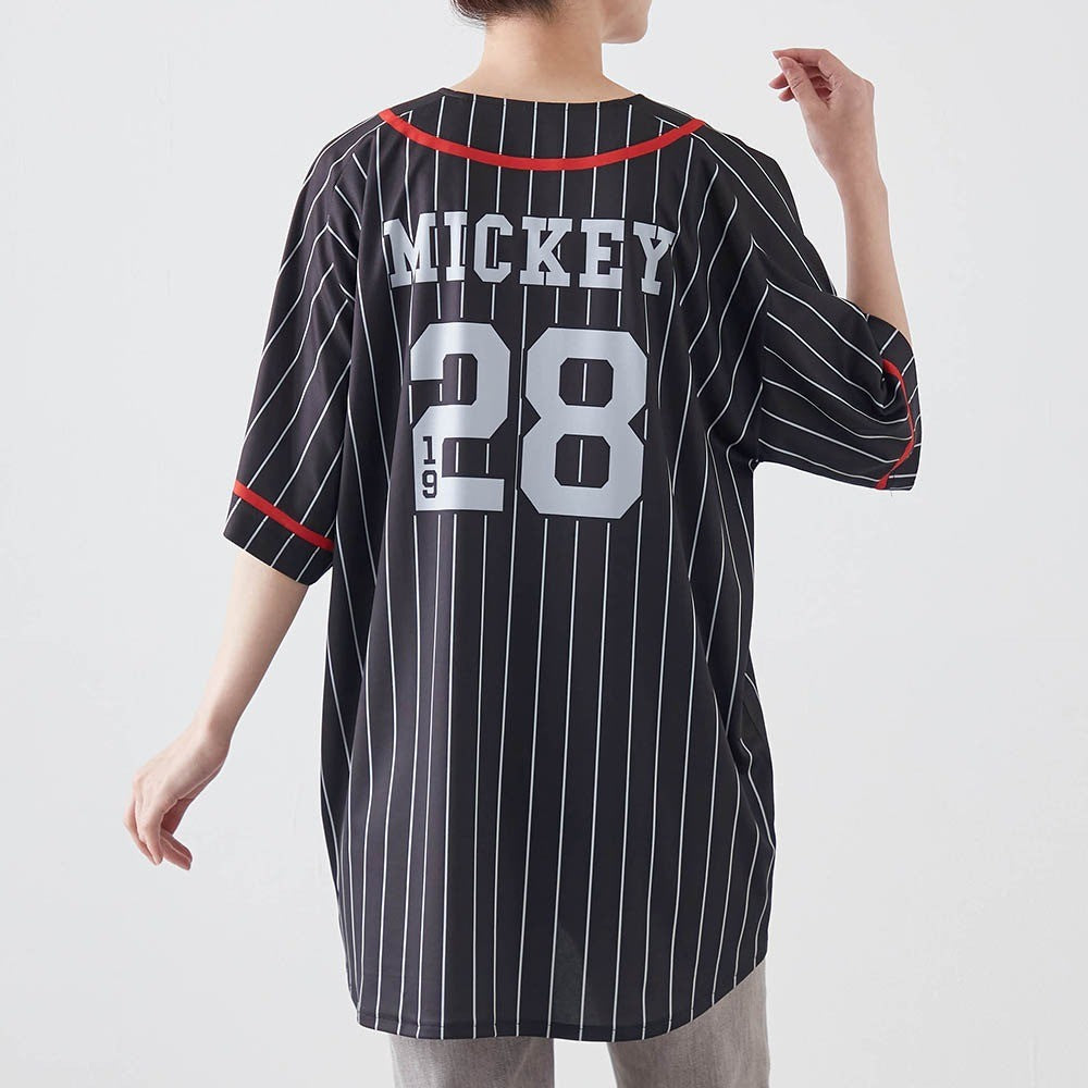 Japan Disney Fantasy Shop Bellemaison Mickey Mouse Baseball Shirt