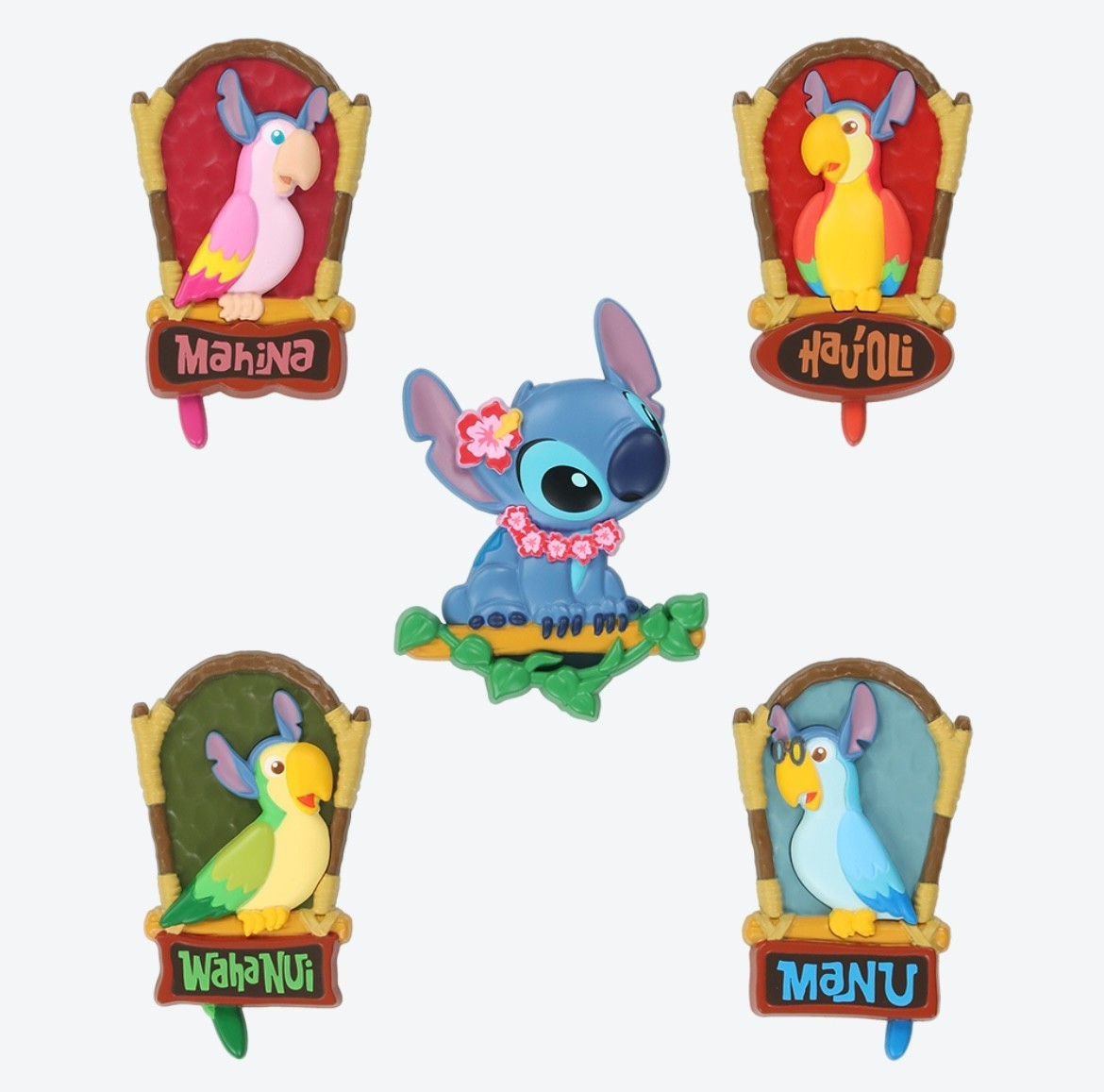 Japan Tokyo Disney Resort Lilo&Stitch Decorative Magnet Set Enchanted Tiki Room