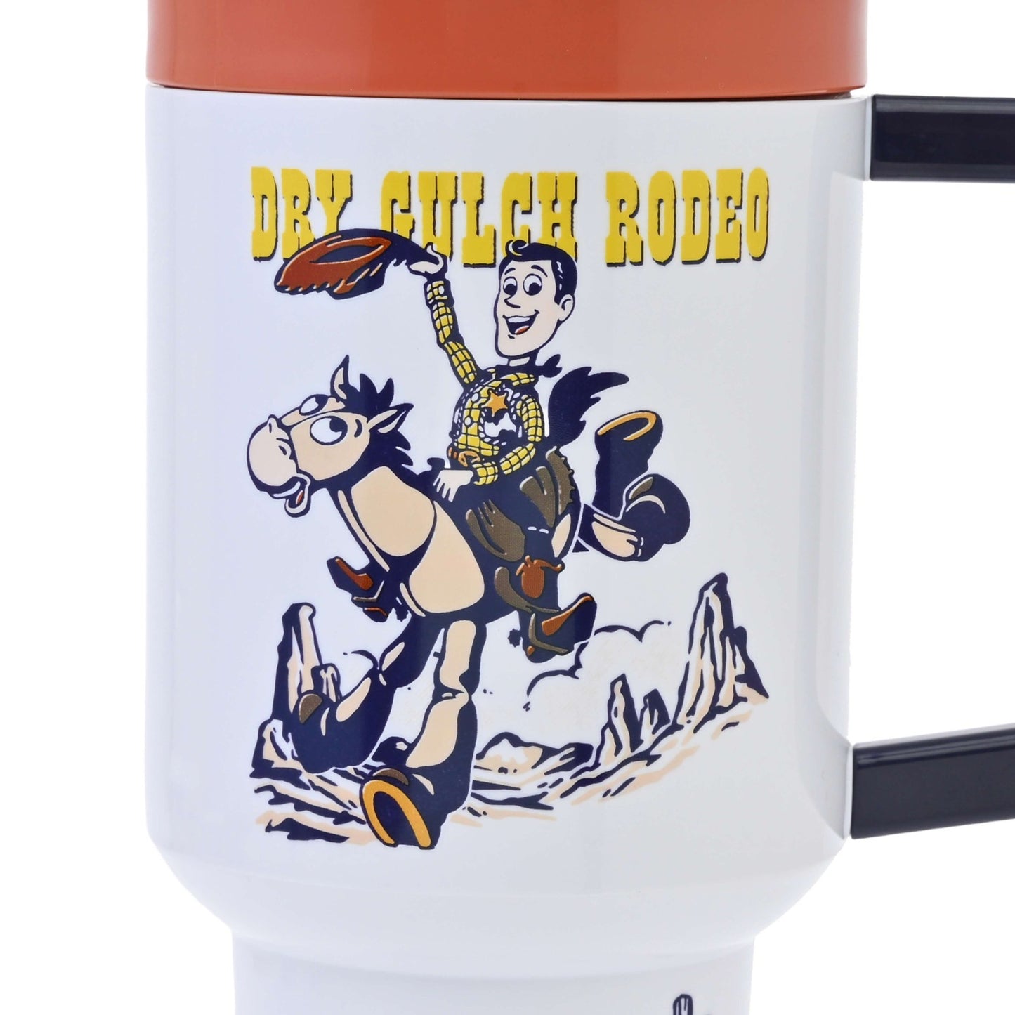 Japan Tokyo Disney Store Woody & Bullseye Tumbler Toy Story Western