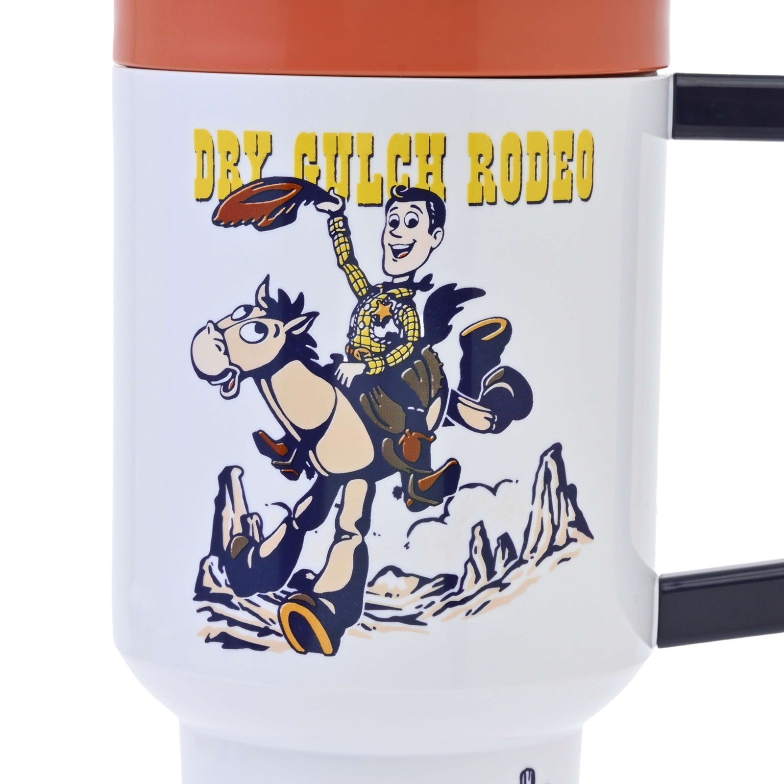 Japan Tokyo Disney Store Woody & Bullseye Tumbler Toy Story Western