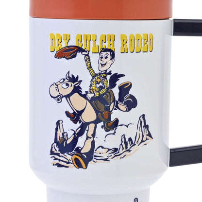 Japan Tokyo Disney Store Woody & Bullseye Tumbler Toy Story Western