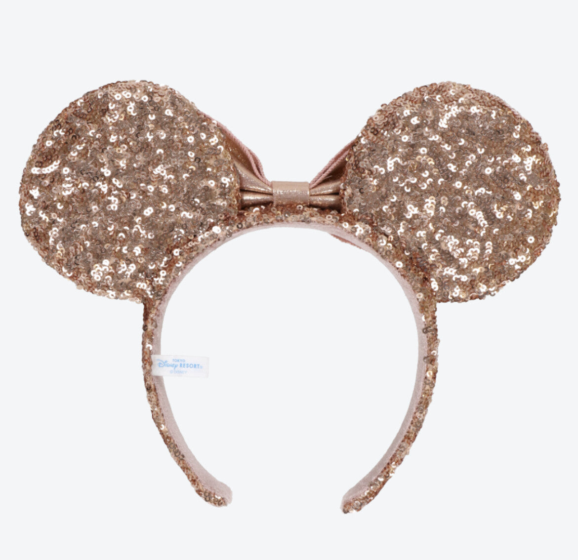 Japan Tokyo Disney Resort Store Ears HeadBand Hat Sequin pink