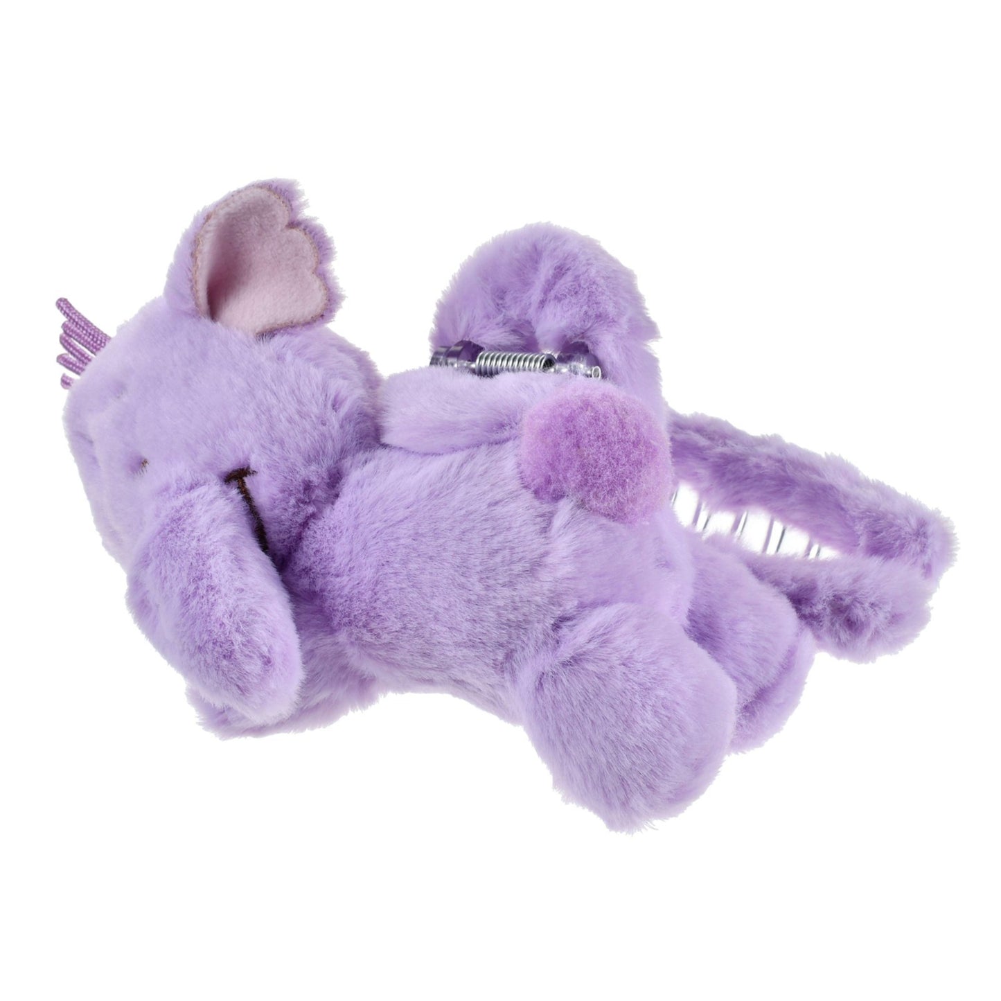 Japan Tokyo Disney Store Lumpy Hair Clip with Hug Plush Style Winnie the Pooh