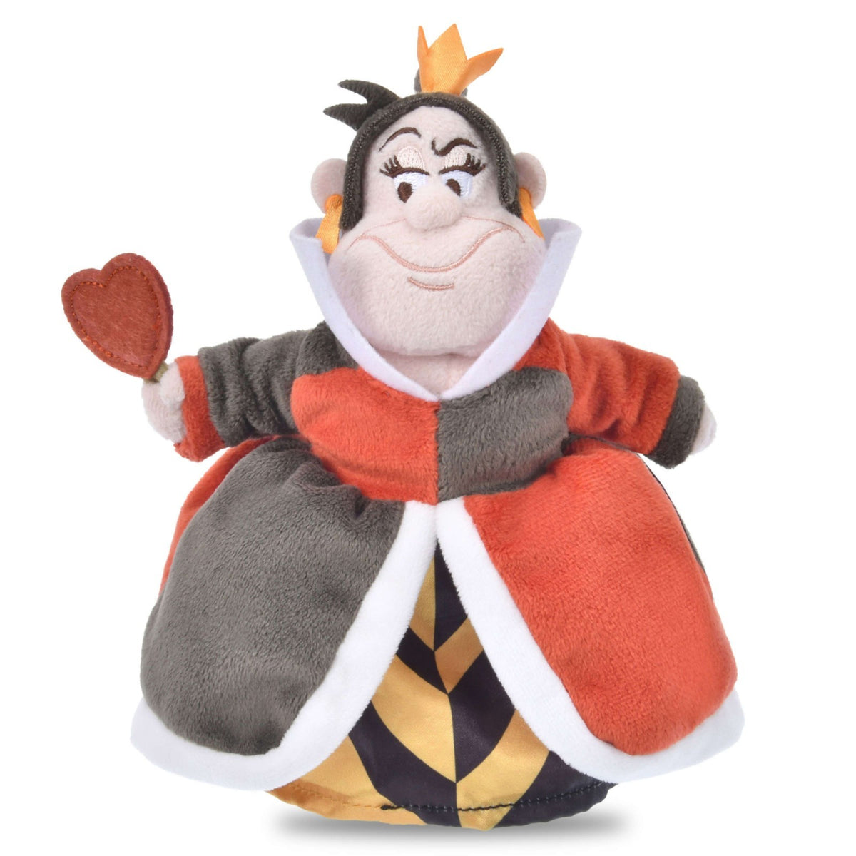 Japan Tokyo Disney Store Queen of Hearts Plush Toy StanDs Alice in Wonderland