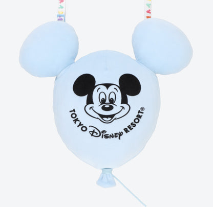 Japan Tokyo Disney Resort Mickey Balloon Shoulder Bag Pochette Pouch 2022 Blue