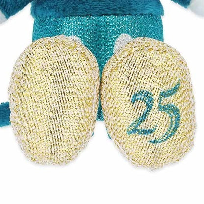 Japan Tokyo Disney Resort Sparkling Jubilee Mickey Minnie Plush Keychain 25th