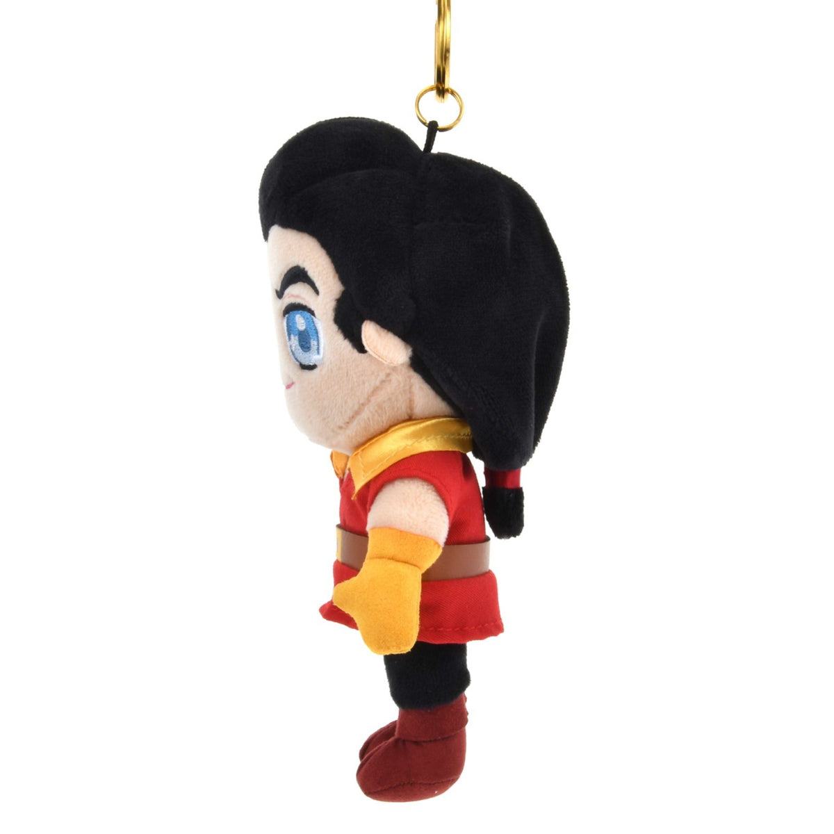 Japan Tokyo Disney Store Gaston Plush Toy Keychain Beauty and the Beast TINY