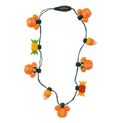 Japan Tokyo Disney Store Mickey & Minnie Mouse Light-Up Necklace Halloween 2026