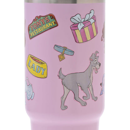Japan Tokyo Disney Store Lady Tramp Stainless Steel Tumbler Holiday Drinkware