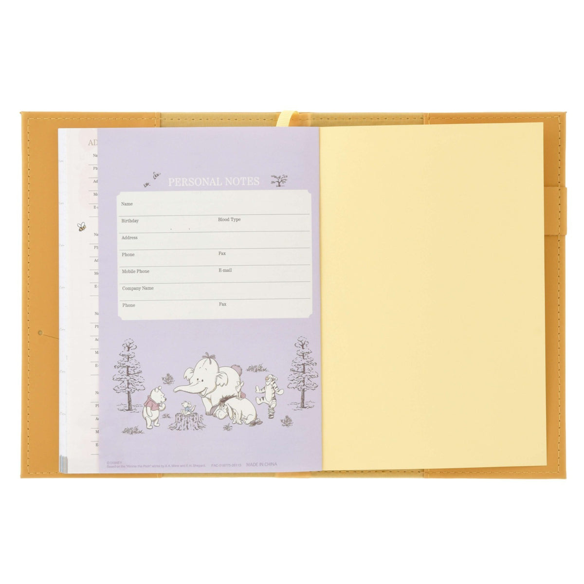 Japan Tokyo Disney Store Winnie the Pooh B6 Planner Schedule Book Diary 2027