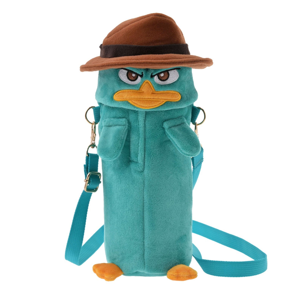 Japan Tokyo Disney Store Agent P Bottle Cover with Strap Phineas and Ferb