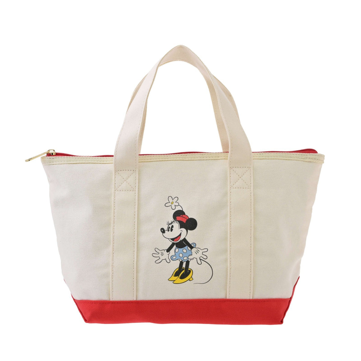 Japan Tokyo Disney Store Minnie Mouse Cool Tote Insulated Bag S Bicolor