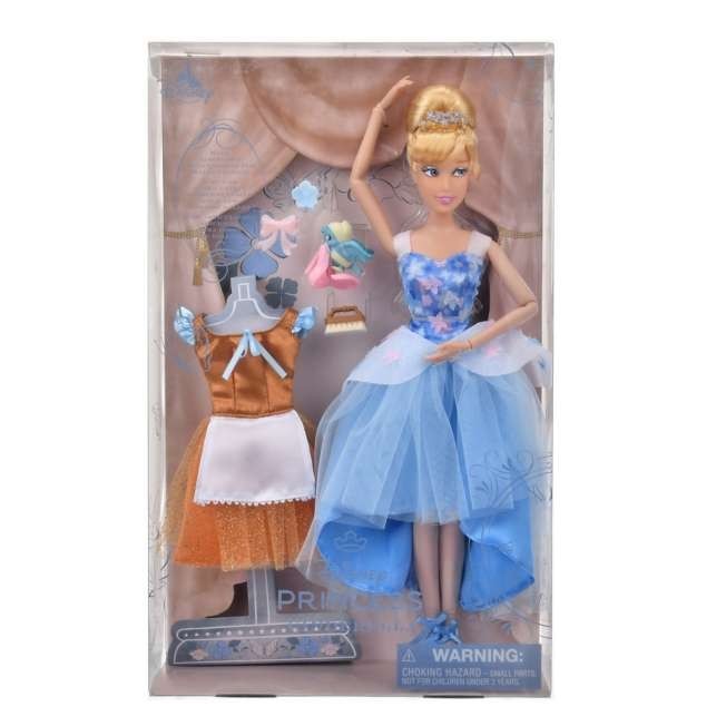 Japan Tokyo Disney Store Cinderella & the Blue Bird Doll Figure Set Ballet