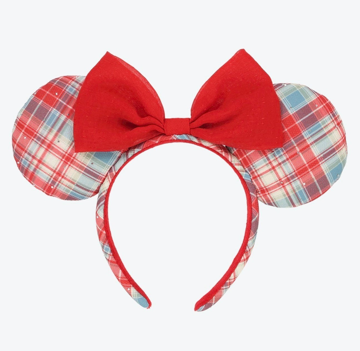 Japan Tokyo Disney Resort Minnie Mouse Ears Headband Ribbon Red Limited 2026