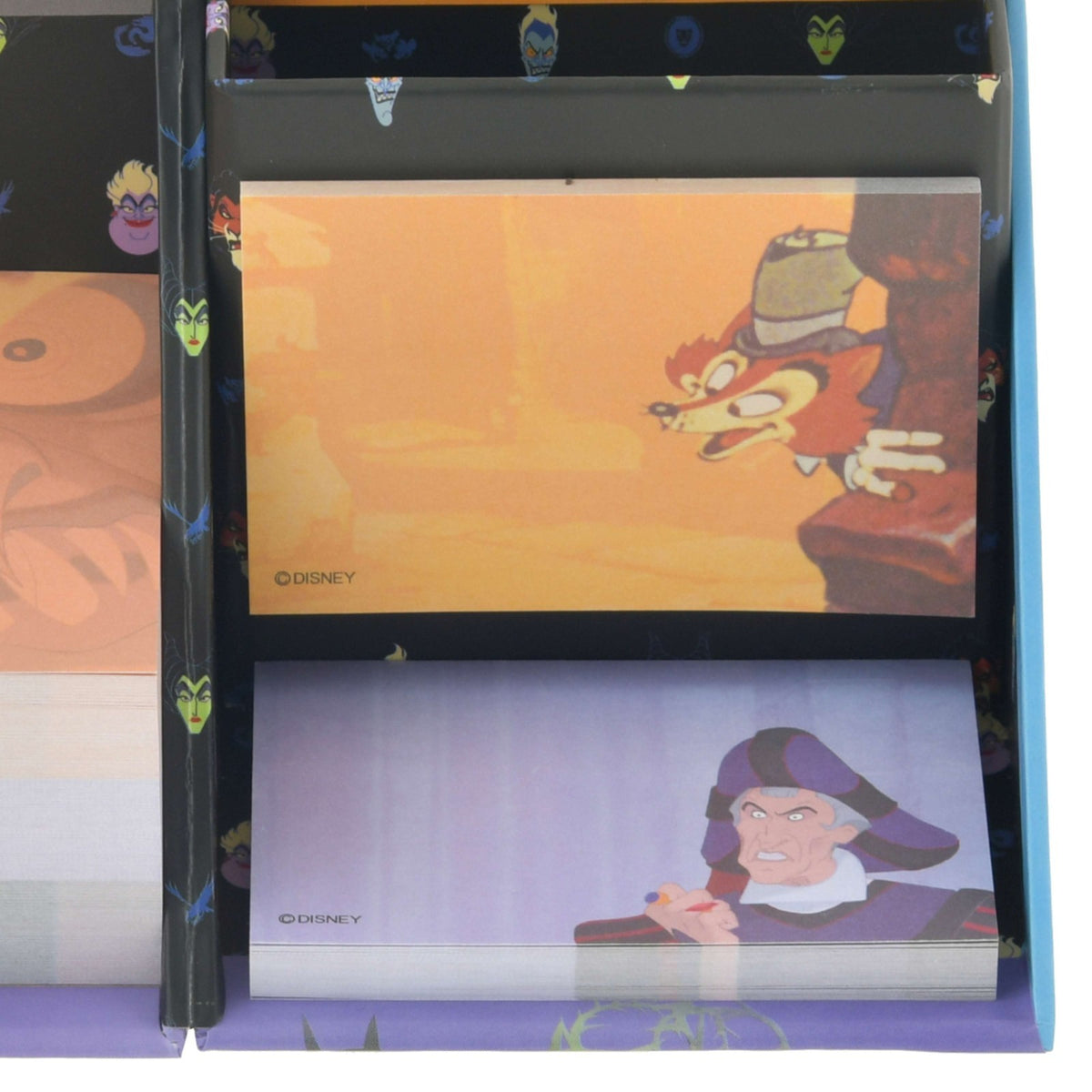Japan Tokyo Disney Store Villains Sticky Notes & Memo Pad with Pen Stand