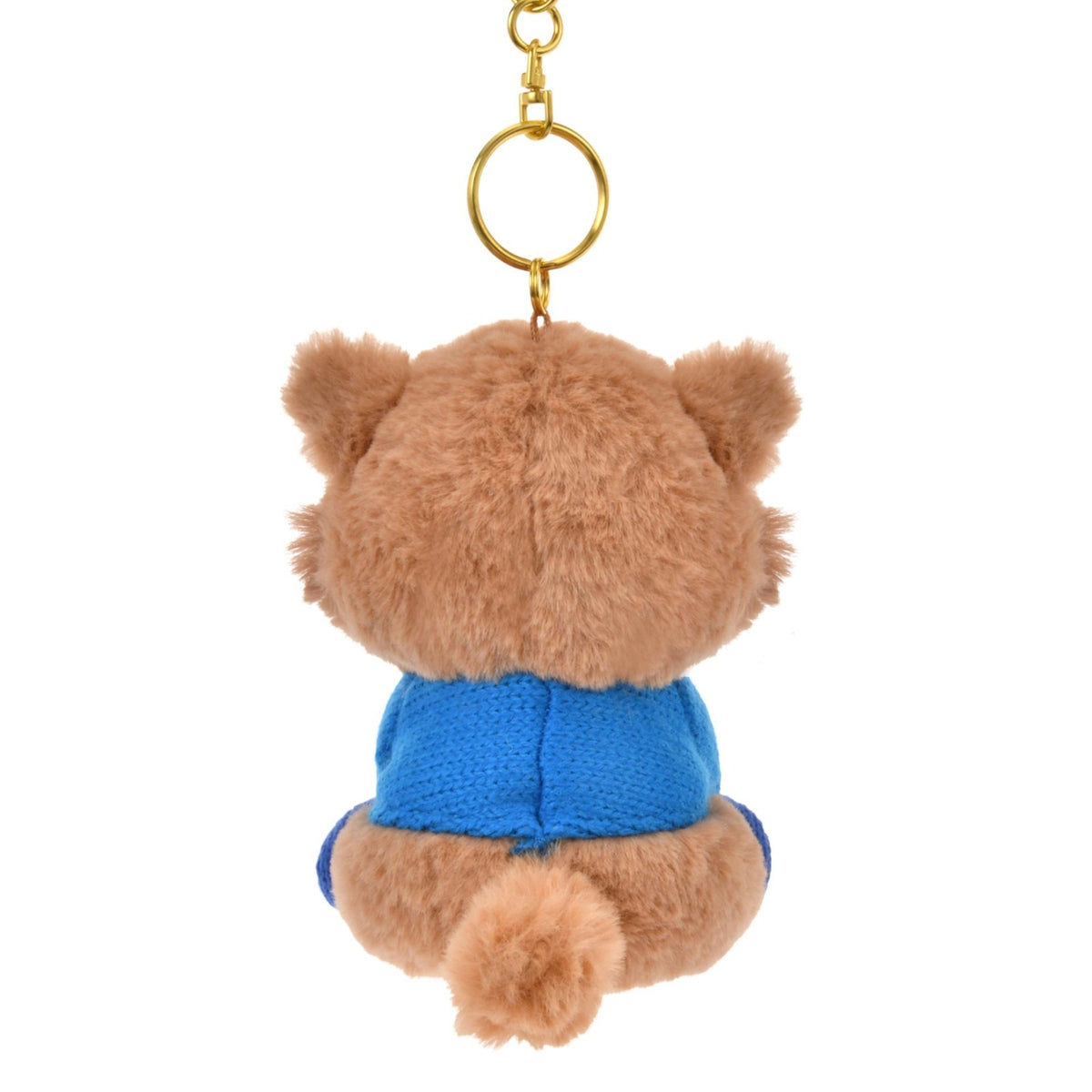 Japan Tokyo Disney Store Olaf the Kitten Plush Keychain Blue Frozen Dare Pe