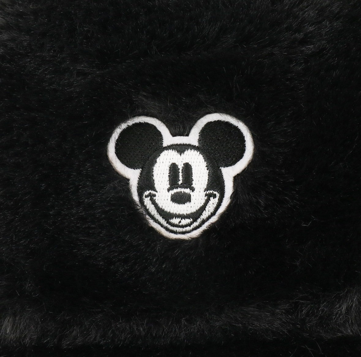 Japan Tokyo Disney Resort Ears Mickey Face limited Fluffy Winter Cap Hat Black