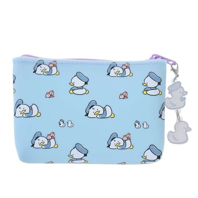 '+Japan Tokyo Disney Store Donald Chip Dale Pouch with Charm DONALD BIRTHDAY 2026