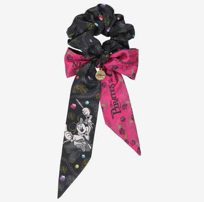 Japan Tokyo Disney Resort Pirates of the Caribbean Minnie Scrunchie With Ribbon
