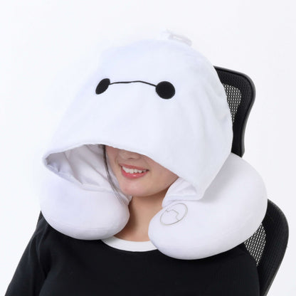 Japan Tokyo Disney Store Baymax Neck Pillow Hood