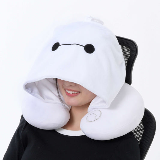 Japan Tokyo Disney Store Baymax Neck Pillow Hood