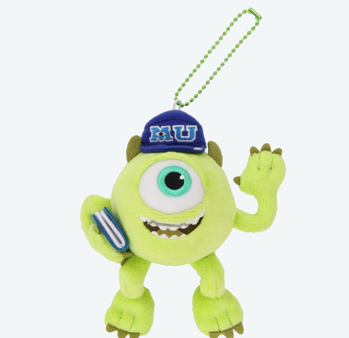 Japan Tokyo Disney Resort Monsters Inc. University Mike MU Plush Keychain
