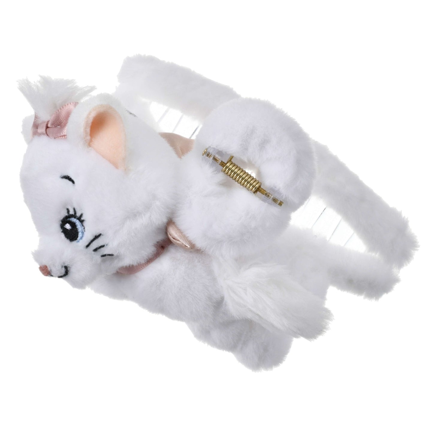 Japan Tokyo Disney Store Aristocats Marie Hair Clip Huggable Plush Toy Style