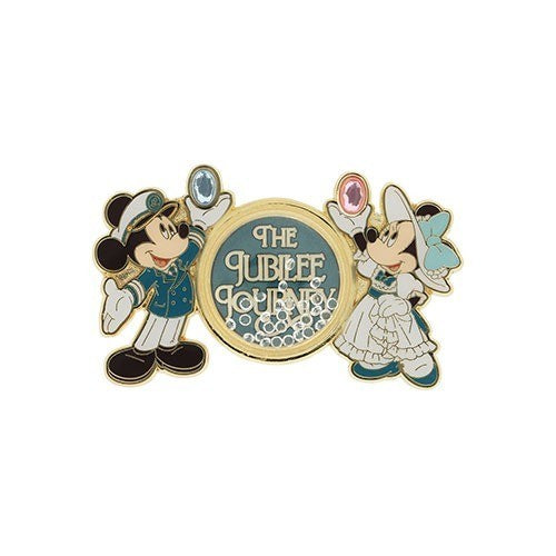 Japan Tokyo Disney Resort Mickey Minnie Pin Badge Sea 25th