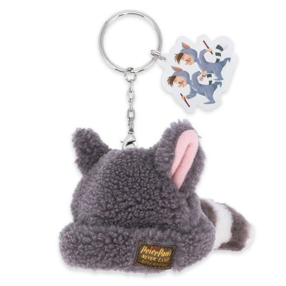 Japan Tokyo Disney Resort Cap Lost Kids Peter Pan Keychain Gray Fantasy Springs