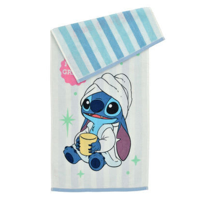 Japan Tokyo Disney Store Stitch Face Towel BATH & LAUNDRY