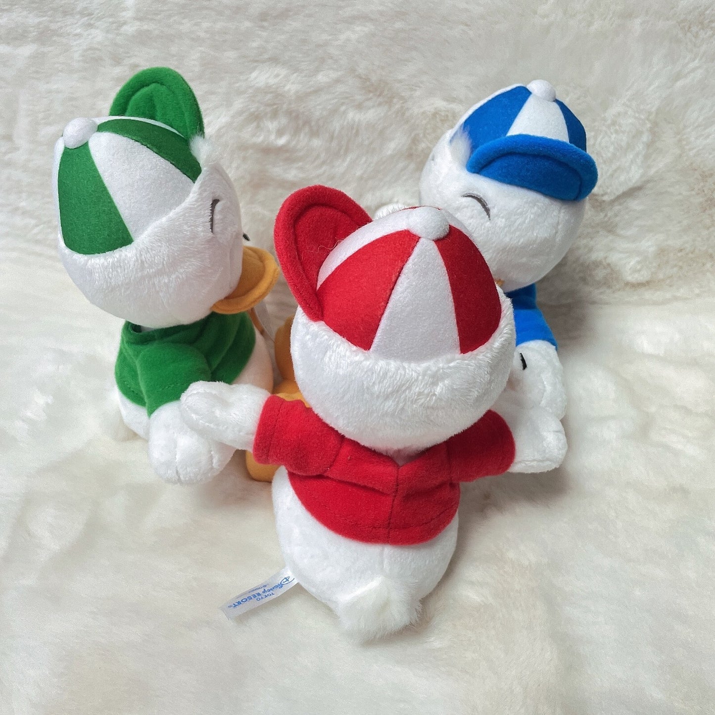 Japan Tokyo Disney Resort Donald Duck Happy Birthday Huey Dewey Louie Plush Toy