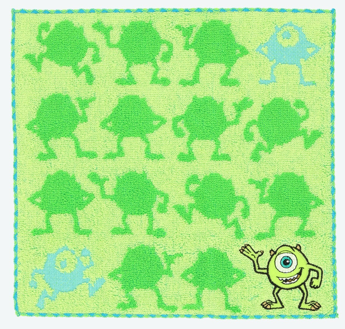 Japan Tokyo Disney Resort Mini Towel Monsters Inc. Mike Sally Set of 3