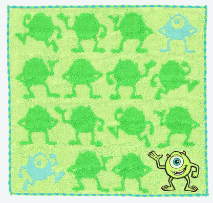 Japan Tokyo Disney Resort Mini Towel Monsters Inc. Mike Sally Set of 3