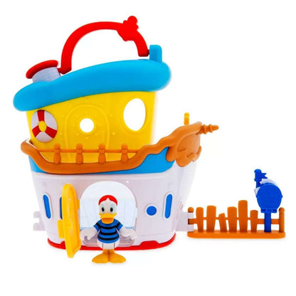Japan Tokyo Disney Store Donald Duck Toy House Playset with Handle