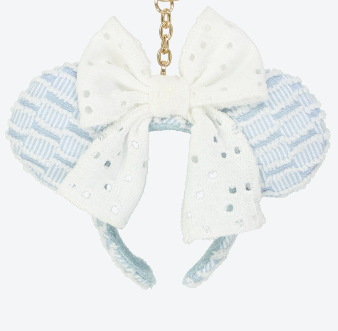 Japan Tokyo Disney Resort Keychain Minnie Mouse Headband lace