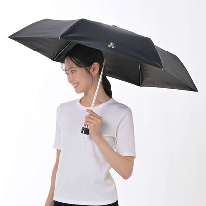 Japan Tokyo Disney Store Mickey Folding Umbrella Sunny Rainy Pouch SHINY DAY