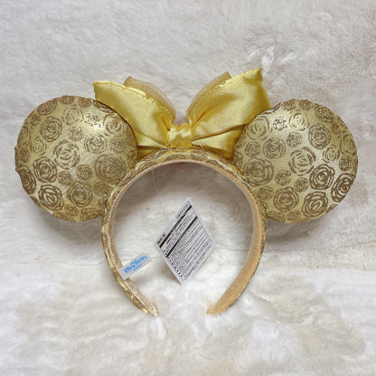 Japan Tokyo Disney Resort Store Ears HeadBand Hat Beauty and the Beast Belle