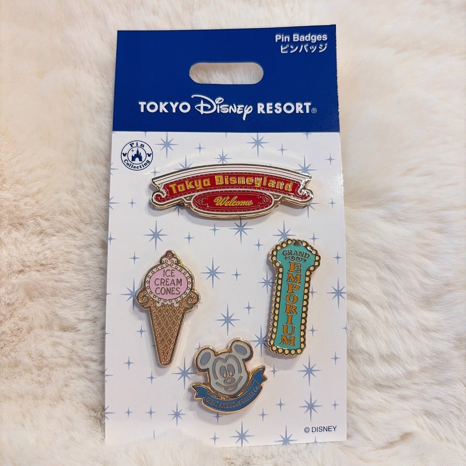 Japan Tokyo Disney Resort Pin Badge Theme Land Motif Tomorrowland Toontown