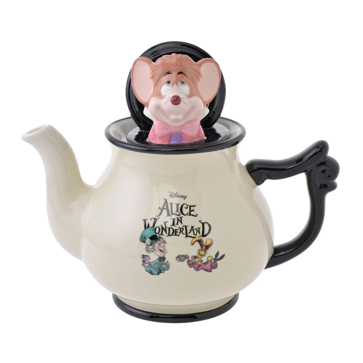 Japan Tokyo Disney Store Teapot ALICE IN WONDERLAND 75TH ANNIVERSARY