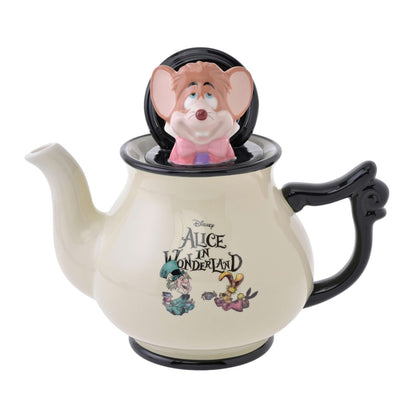 Japan Tokyo Disney Store Teapot ALICE IN WONDERLAND 75TH ANNIVERSARY