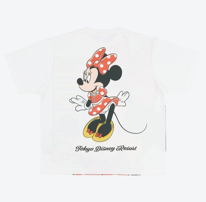Japan Tokyo Disney Resort Minnie Mouse T-shirt Oversized Fit Unisex One Size