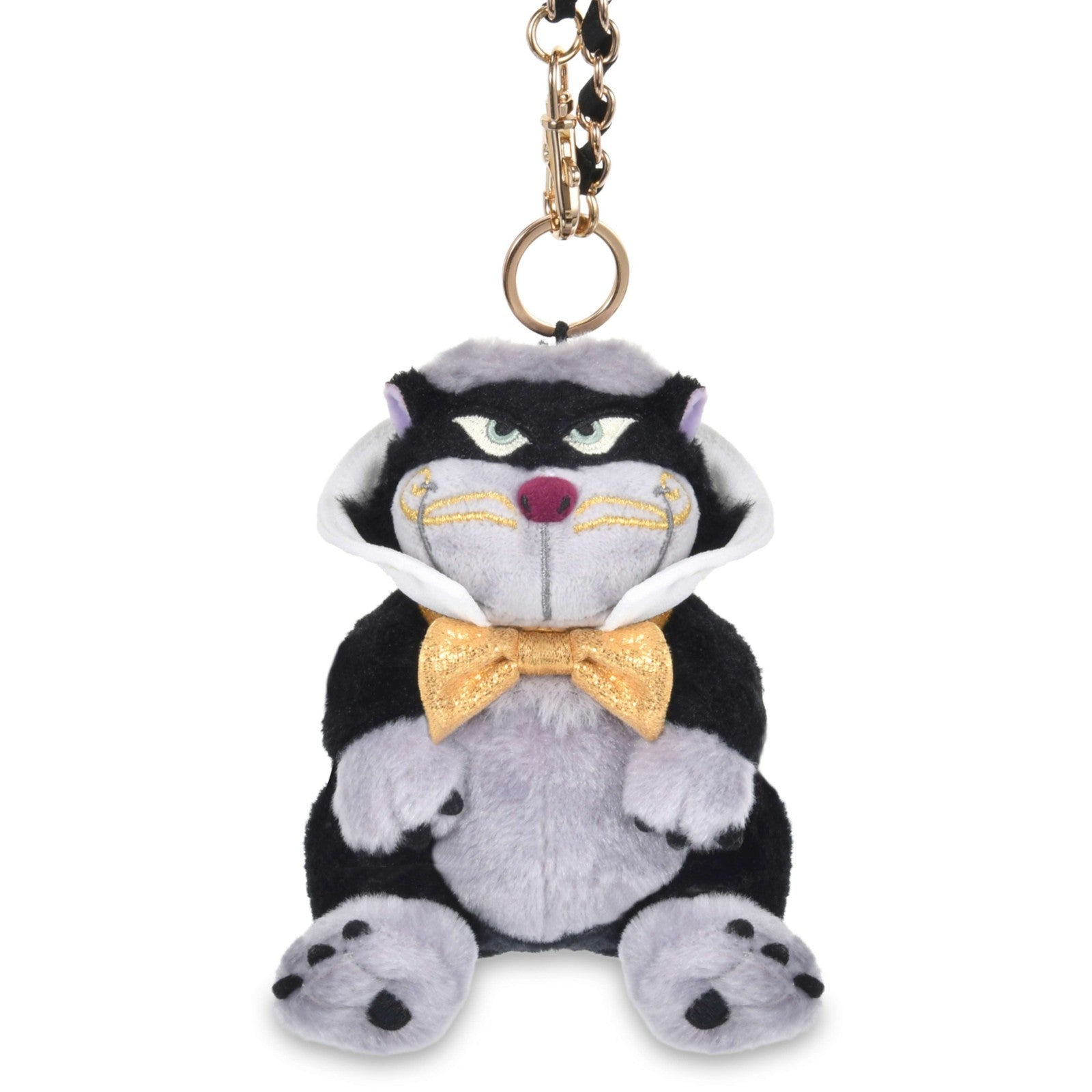 Japan Tokyo Disney Store Lucifer Cinderella Plush Toy Keychain KURONOHI BLACK