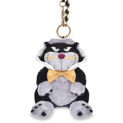 Japan Tokyo Disney Store Lucifer Cinderella Plush Toy Keychain KURONOHI BLACK